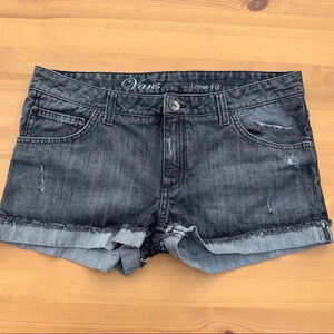 Vans Loose Fit Distressed Jean Shorts